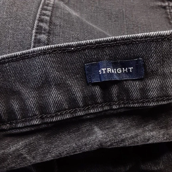 J.Crew Mens Flex Jeans Sz.34x30/Faded Black/Straight/Spandex Blend/Denim - Picture 6 of 12